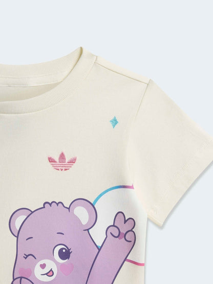 Dsiney Kidz - adidas Originals White Care Bears T-Shirt and Shorts Set image 7
