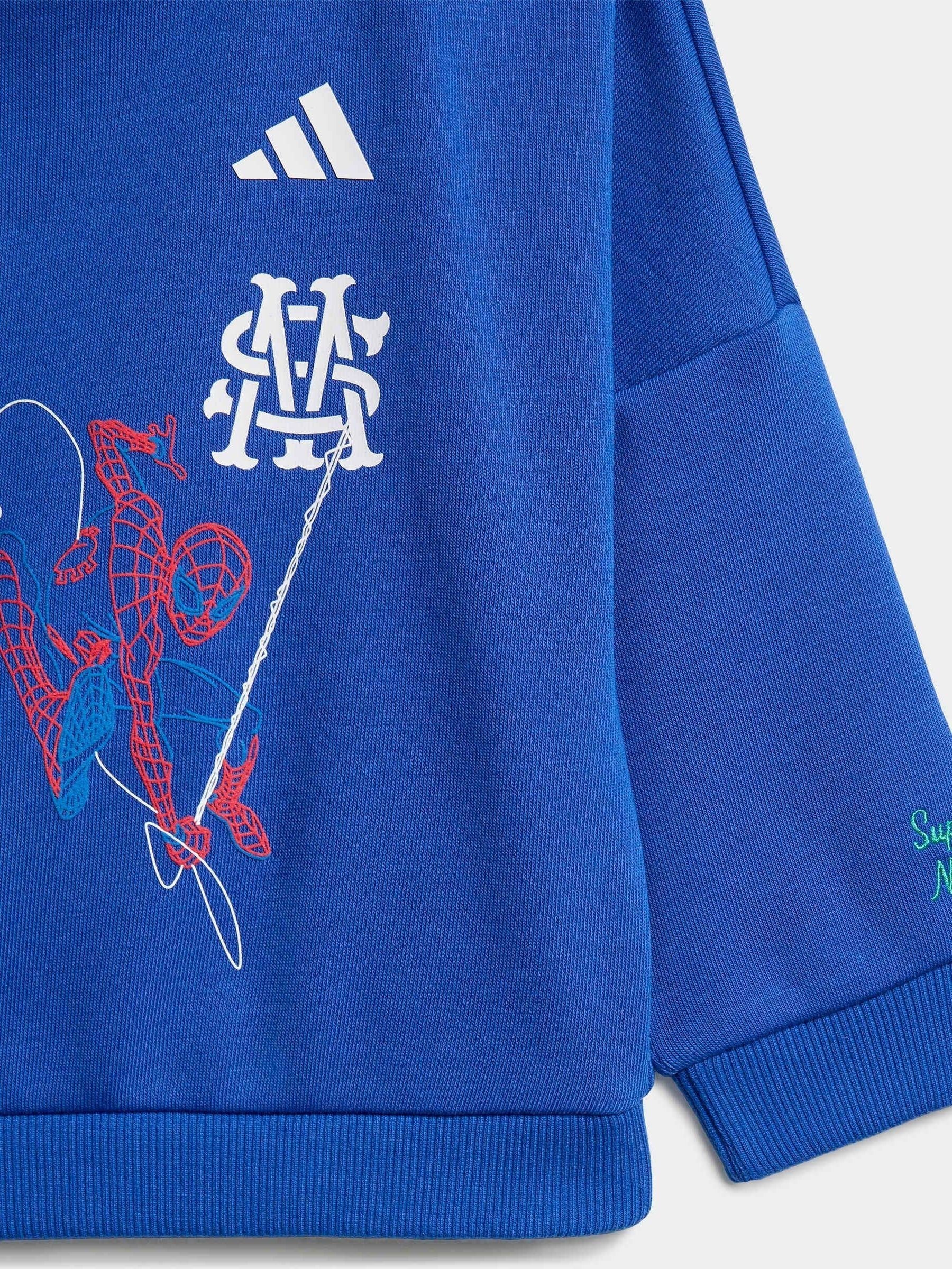 Dsiney Kidz - adidas Blue Marvel Spider-Man Joggers Set image 6