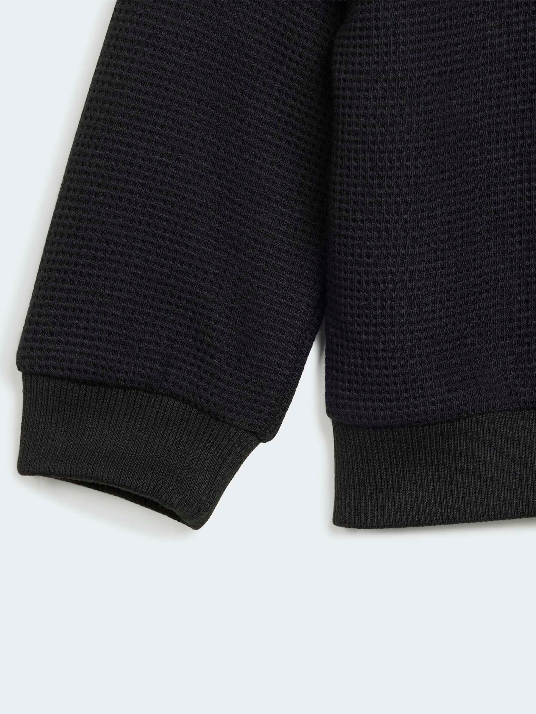 Dsiney Kidz - adidas Originals Black Waffle Texture Top and Joggers Set image 5