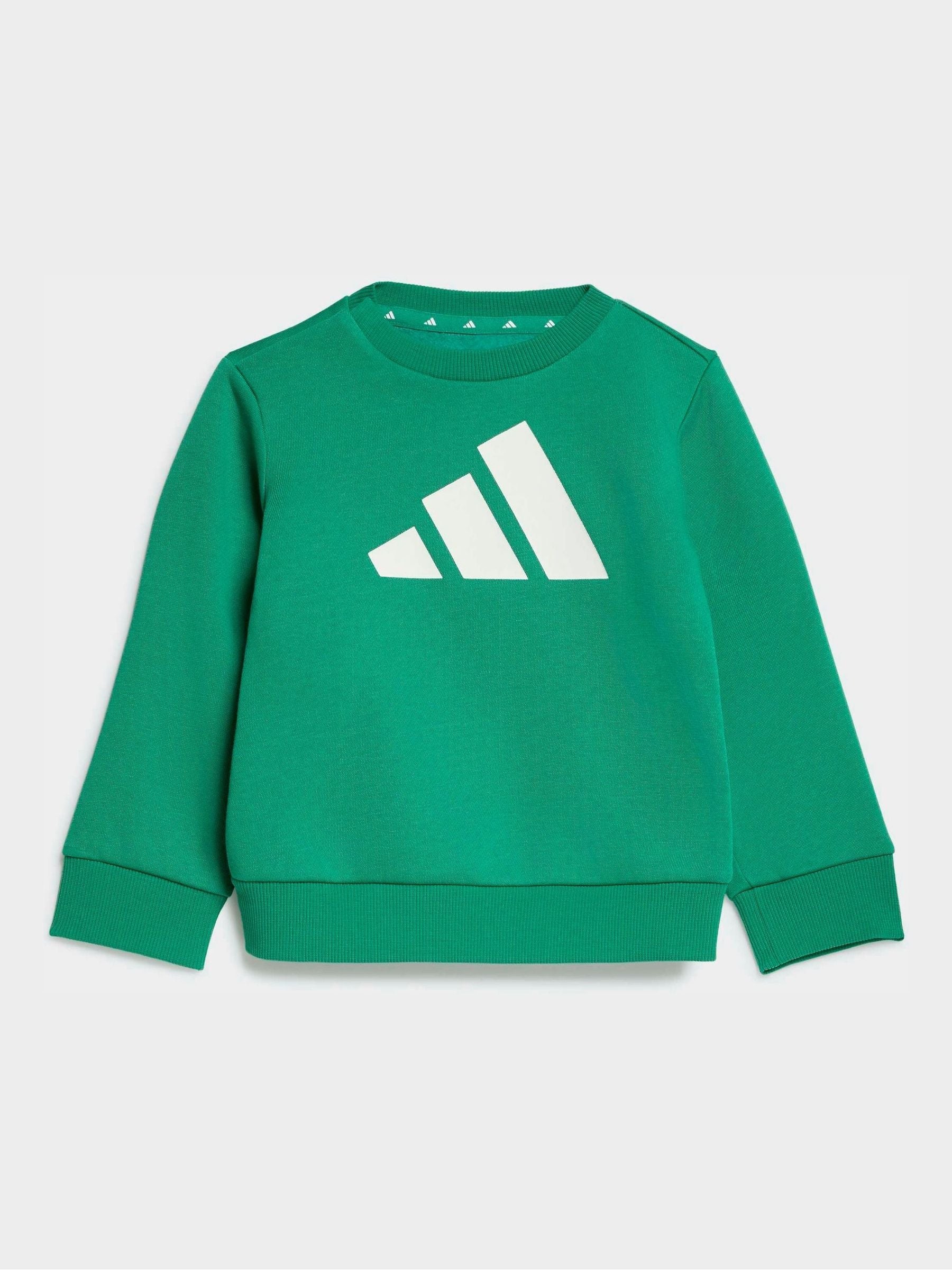 adidas Green 240 Sweat Top and Joggers Set image 2