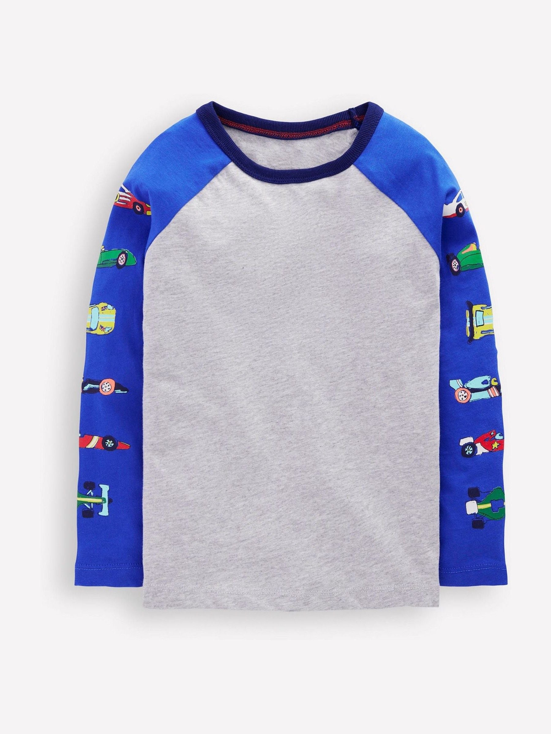 Dsiney Kidz - Boden Cream Printed Sleeve Raglan Top image 1