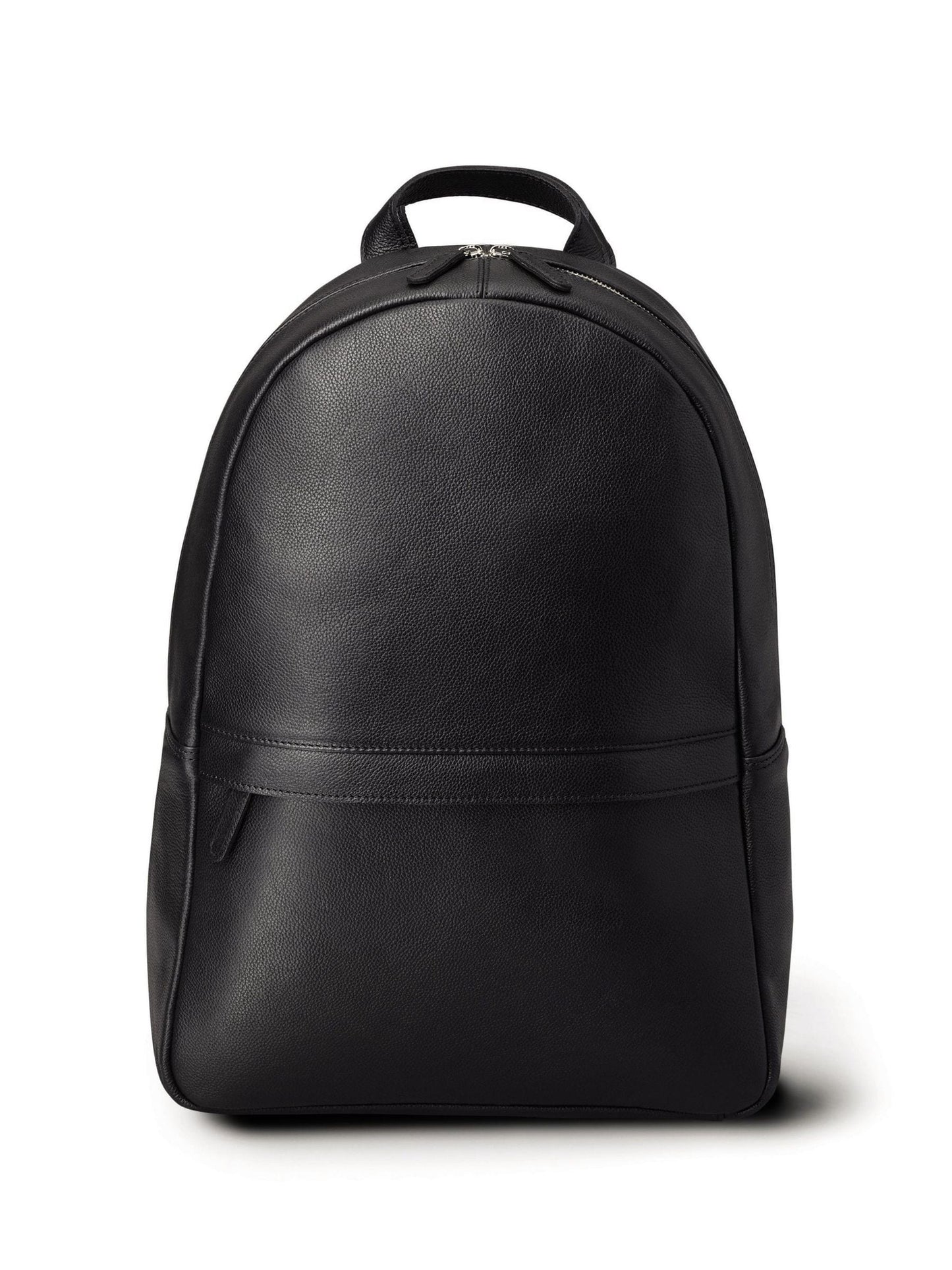Charles Tyrwhitt Black Grain Leather Backpack image 1