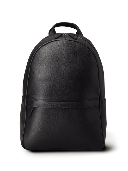 Charles Tyrwhitt Black Grain Leather Backpack image 1