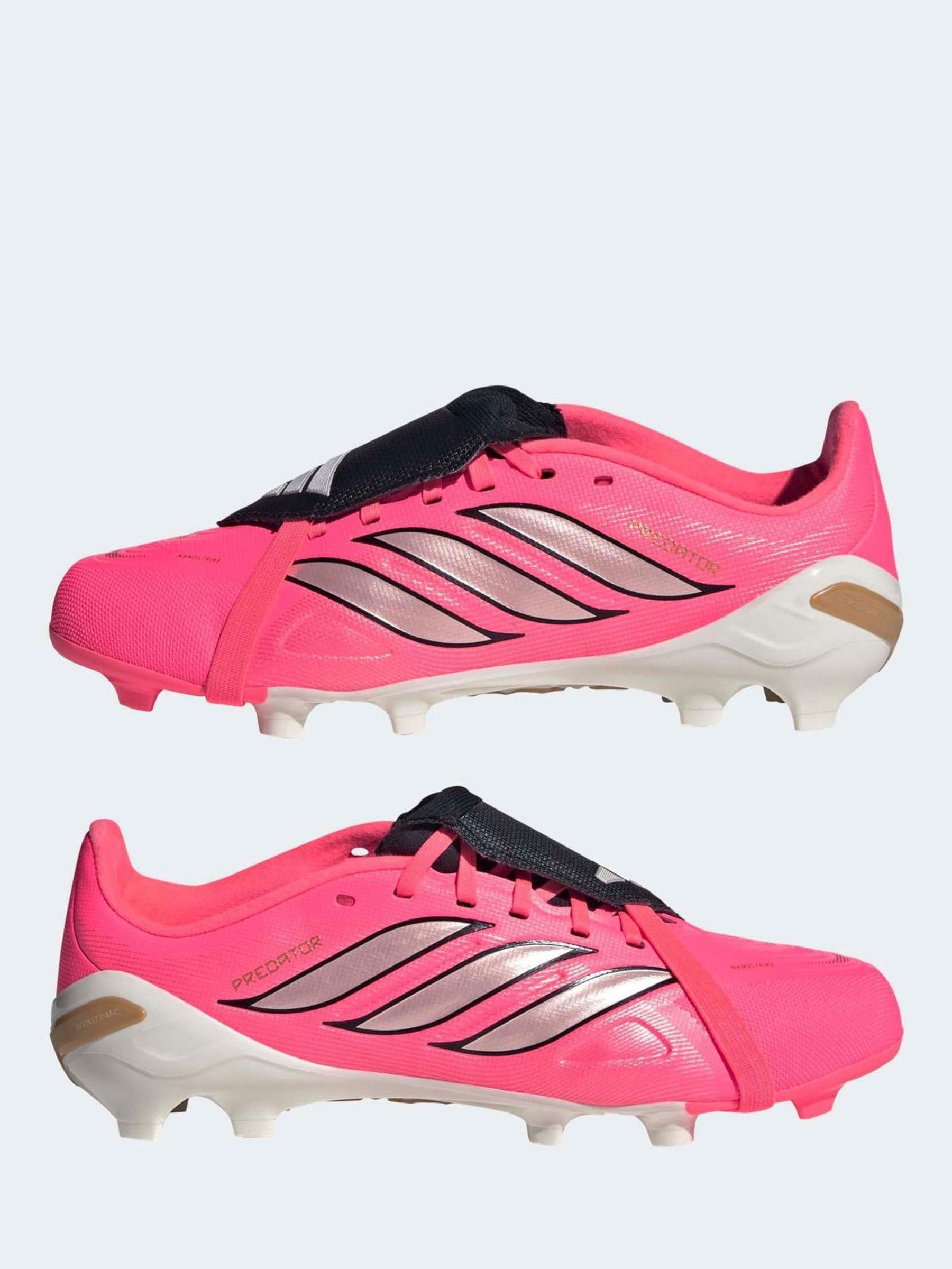 adidas Pink Predator League Fold-Over Tongue Firm Ground Boots image 5