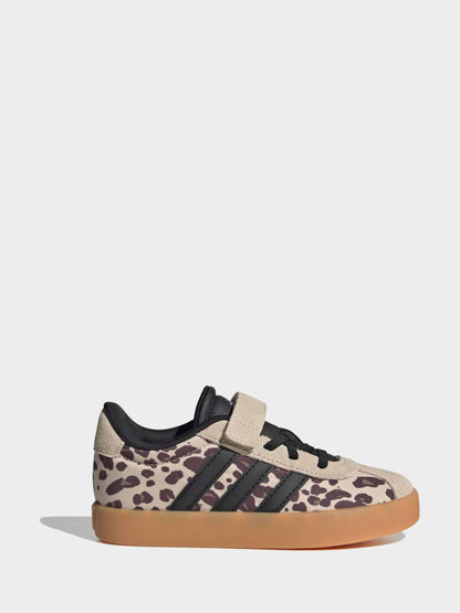 adidas Leopard Print Vl Court 3.0 El Trainers image 1