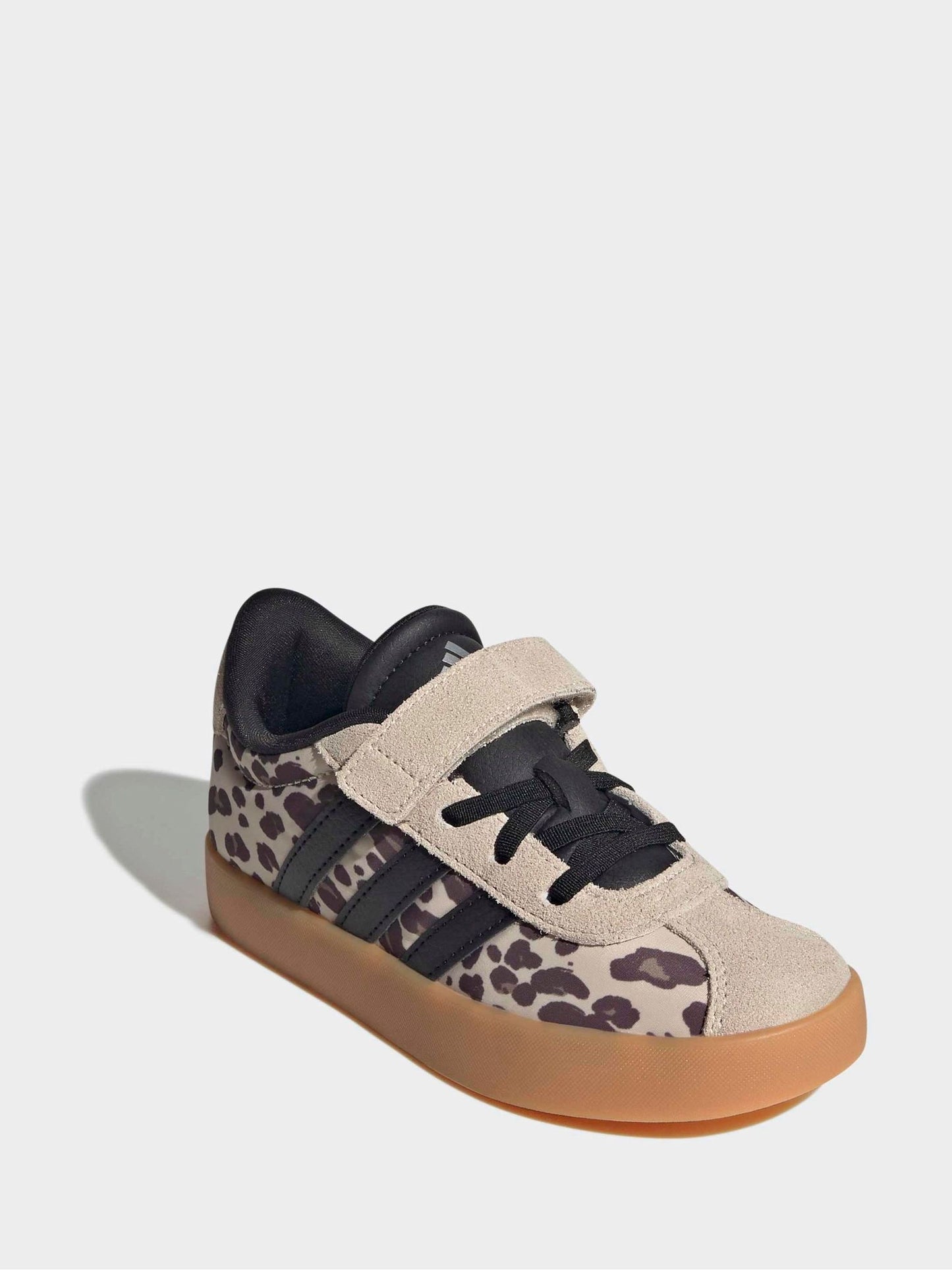adidas Leopard Print Vl Court 3.0 El Trainers image 3
