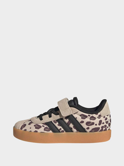 adidas Leopard Print Vl Court 3.0 El Trainers image 9