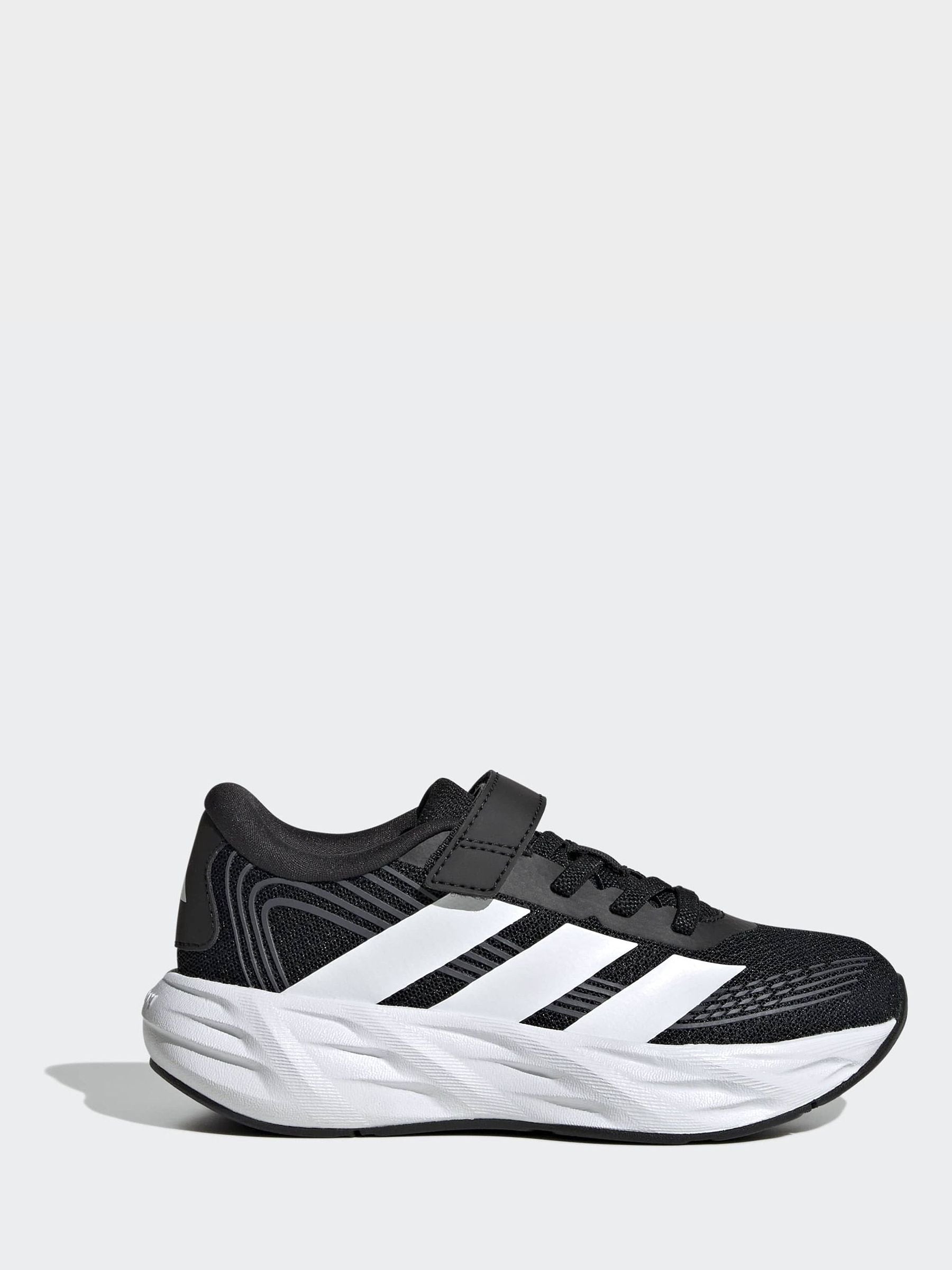 adidas Black/White Galaxy 8 Trainers image 2