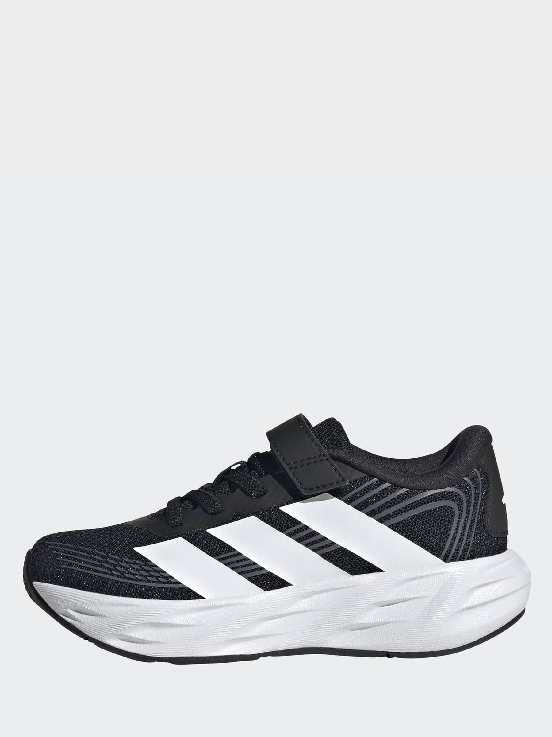 adidas Black/White Galaxy 8 Trainers image 3