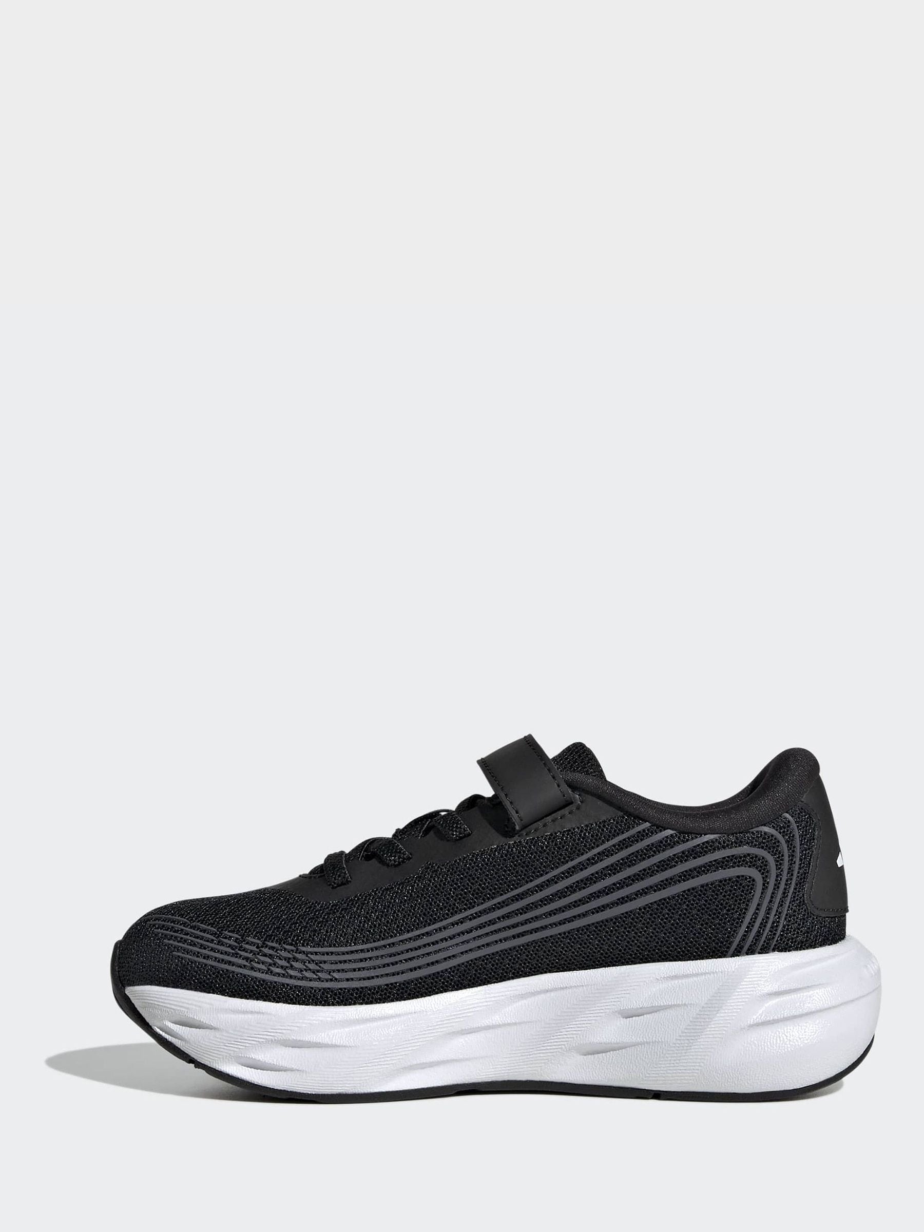 adidas Black/White Galaxy 8 Trainers image 4