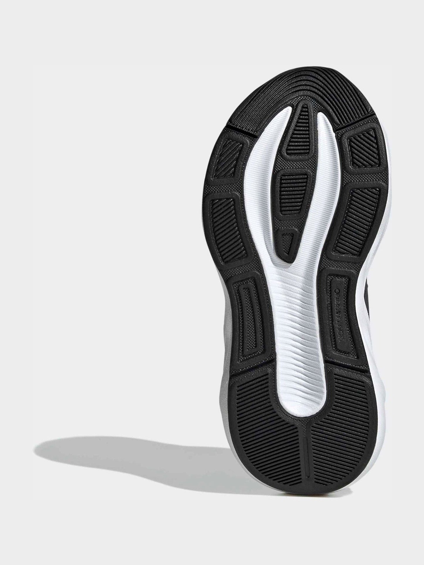 adidas Black/White Galaxy 8 Trainers image 7