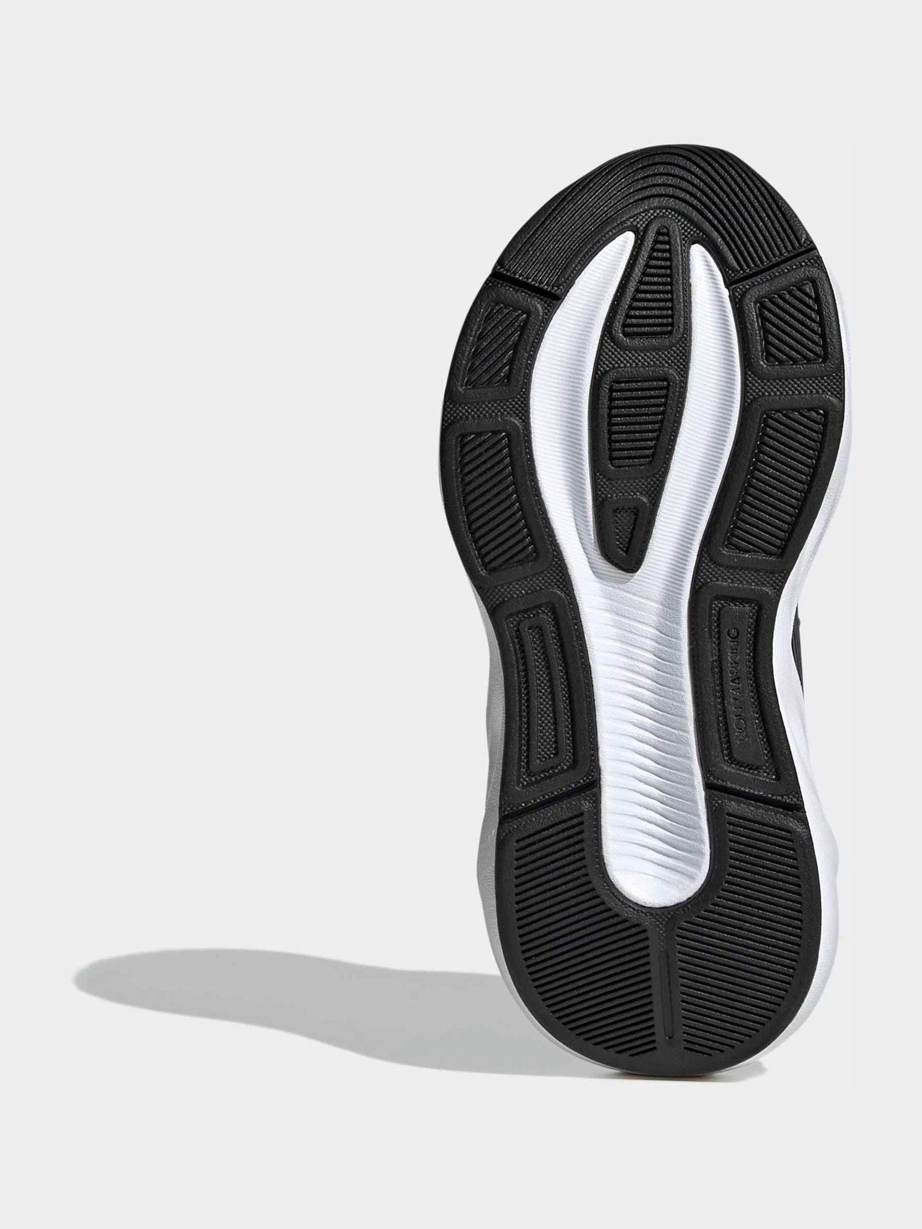adidas Black/White Galaxy 8 Trainers image 7