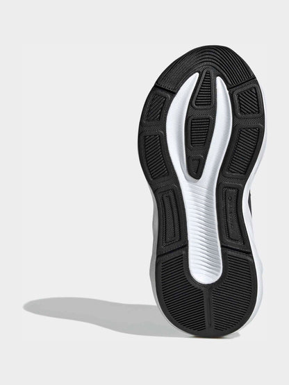adidas Black/White Galaxy 8 Trainers image 7