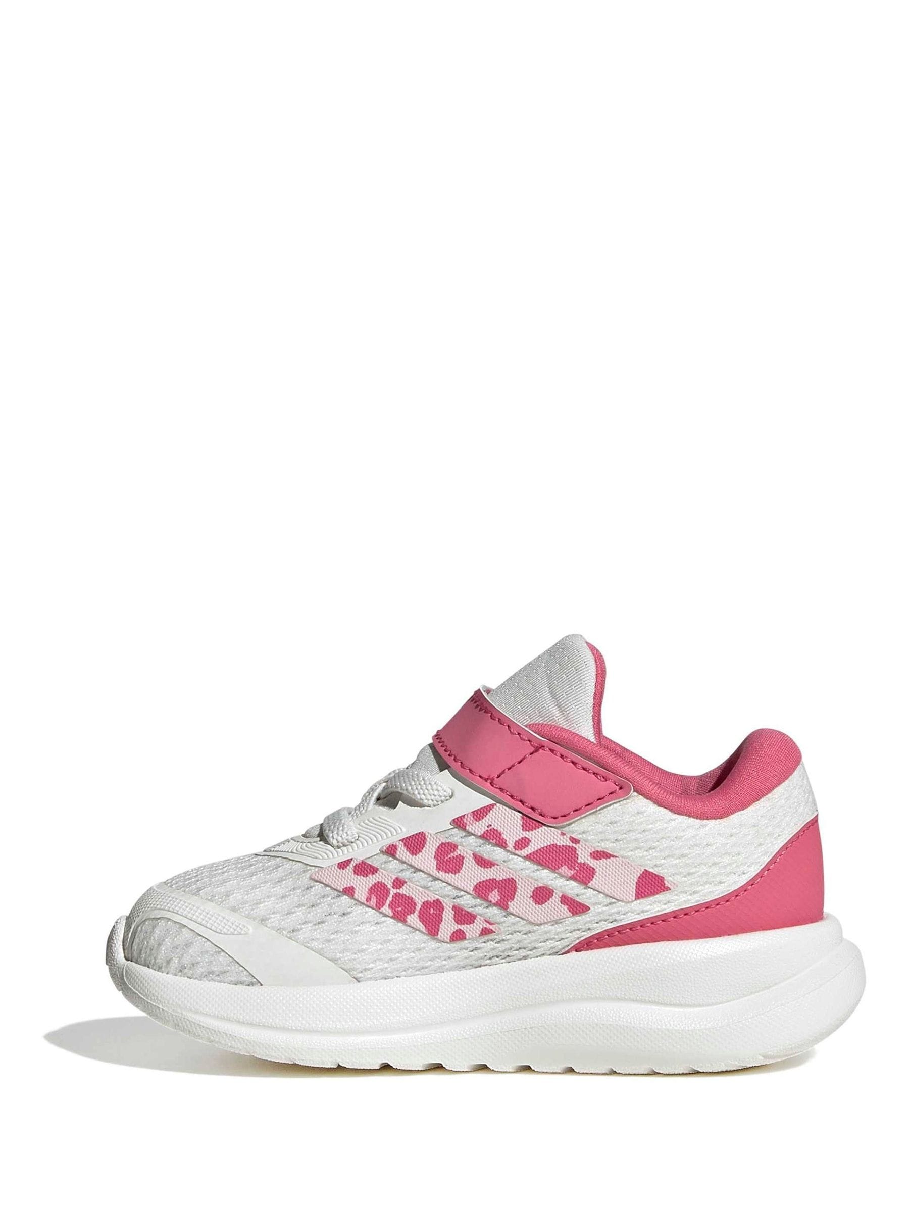 adidas White/Animal Runfalcon 6 El Trainers image 3