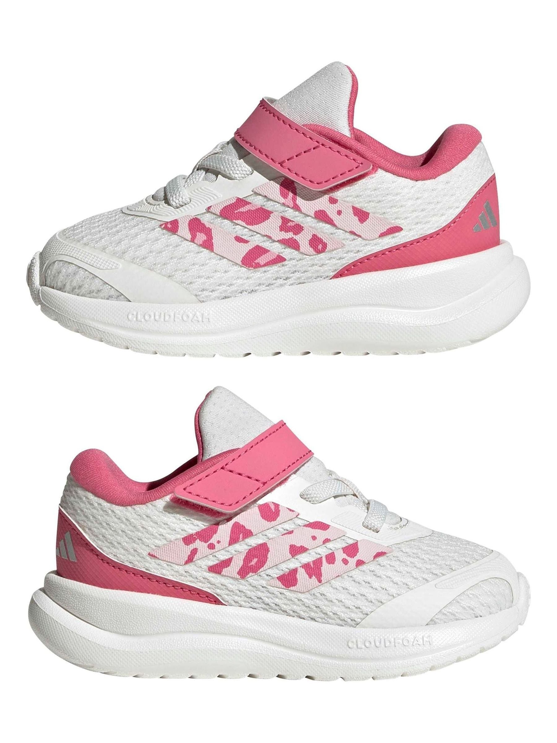 adidas White/Animal Runfalcon 6 El Trainers image 7