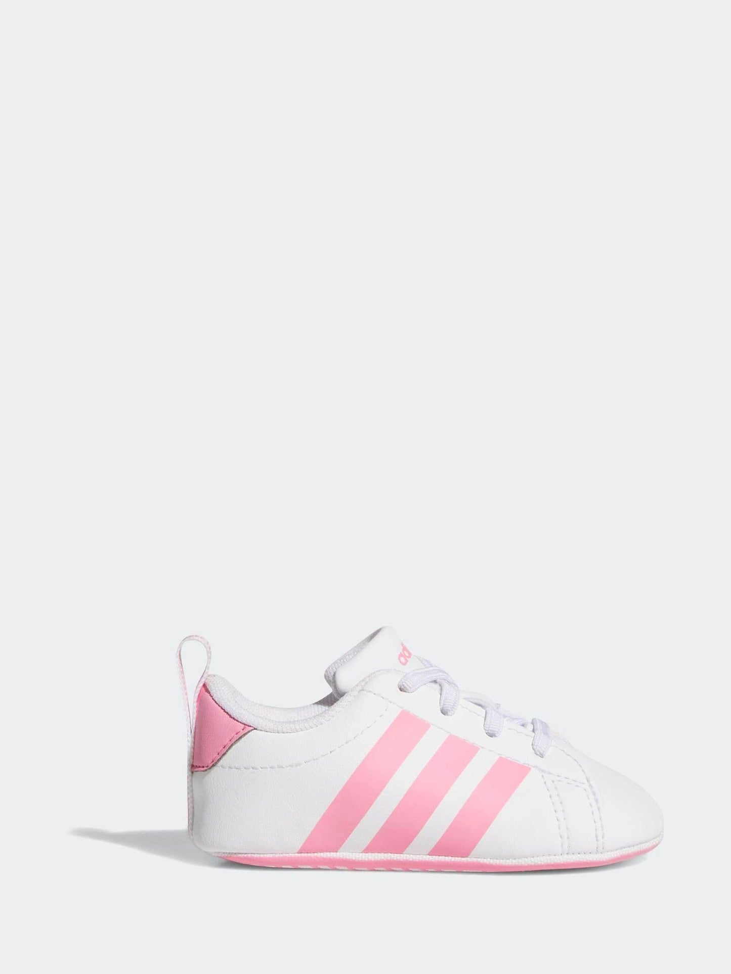 adidas White Grand Court Crib Trainers image 2