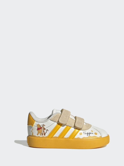 Dsiney Kidz - adidas White VL Court 3.0 CF Infant Trainers image 1