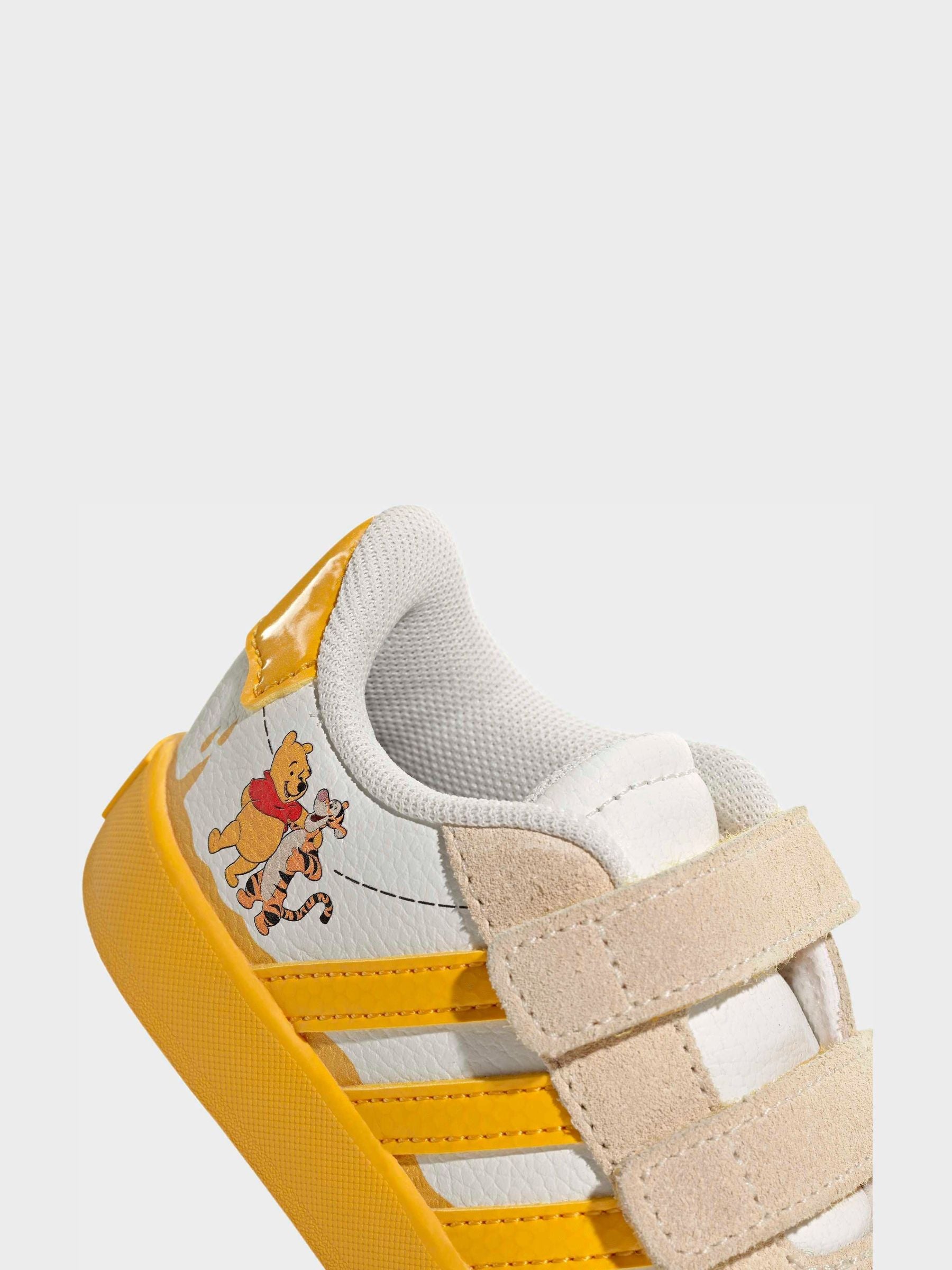 adidas White VL Court 3.0 CF Infant Trainers image 10
