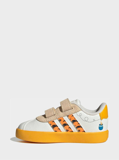 adidas White VL Court 3.0 CF Infant Trainers image 3