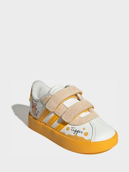adidas White VL Court 3.0 CF Infant Trainers image 4