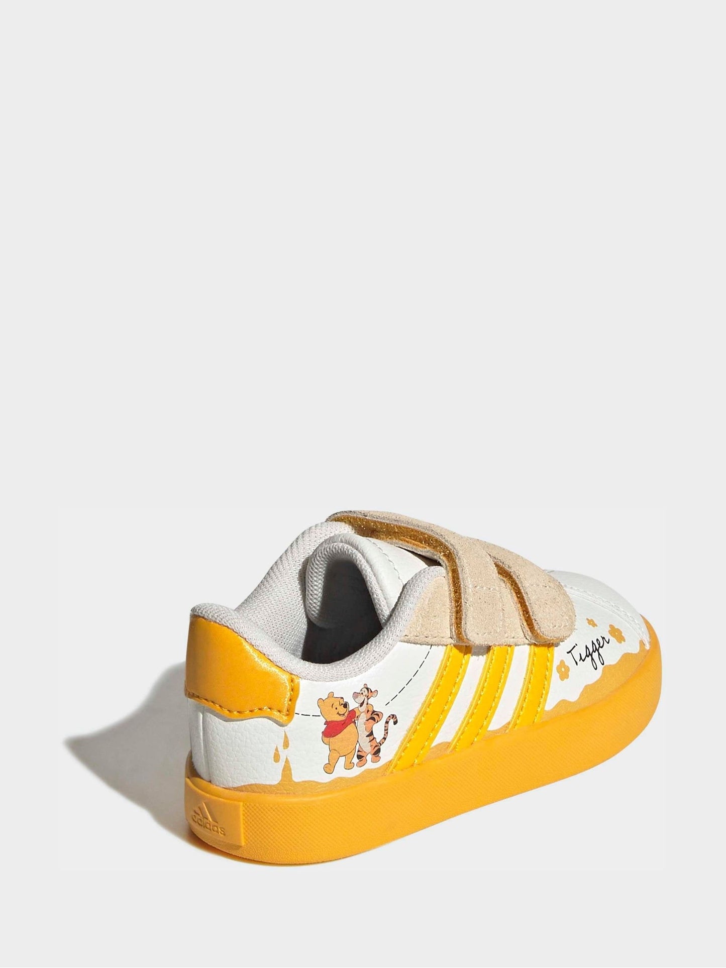 adidas White VL Court 3.0 CF Infant Trainers image 5