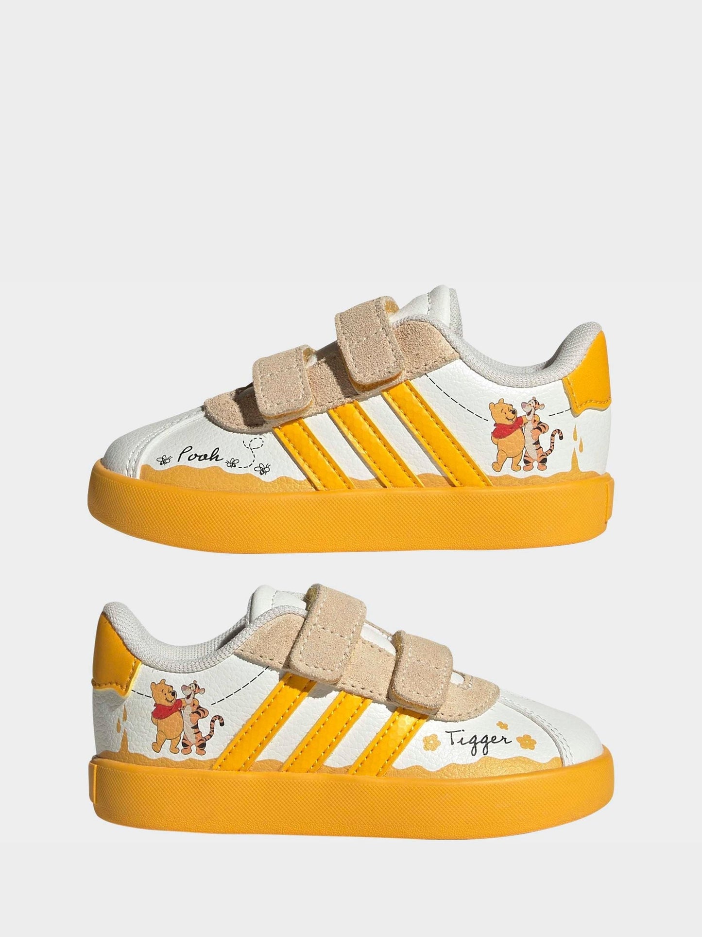 adidas White VL Court 3.0 CF Infant Trainers image 6