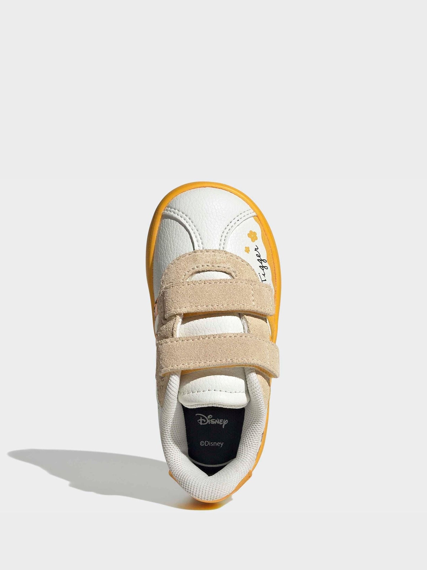 adidas White VL Court 3.0 CF Infant Trainers image 7
