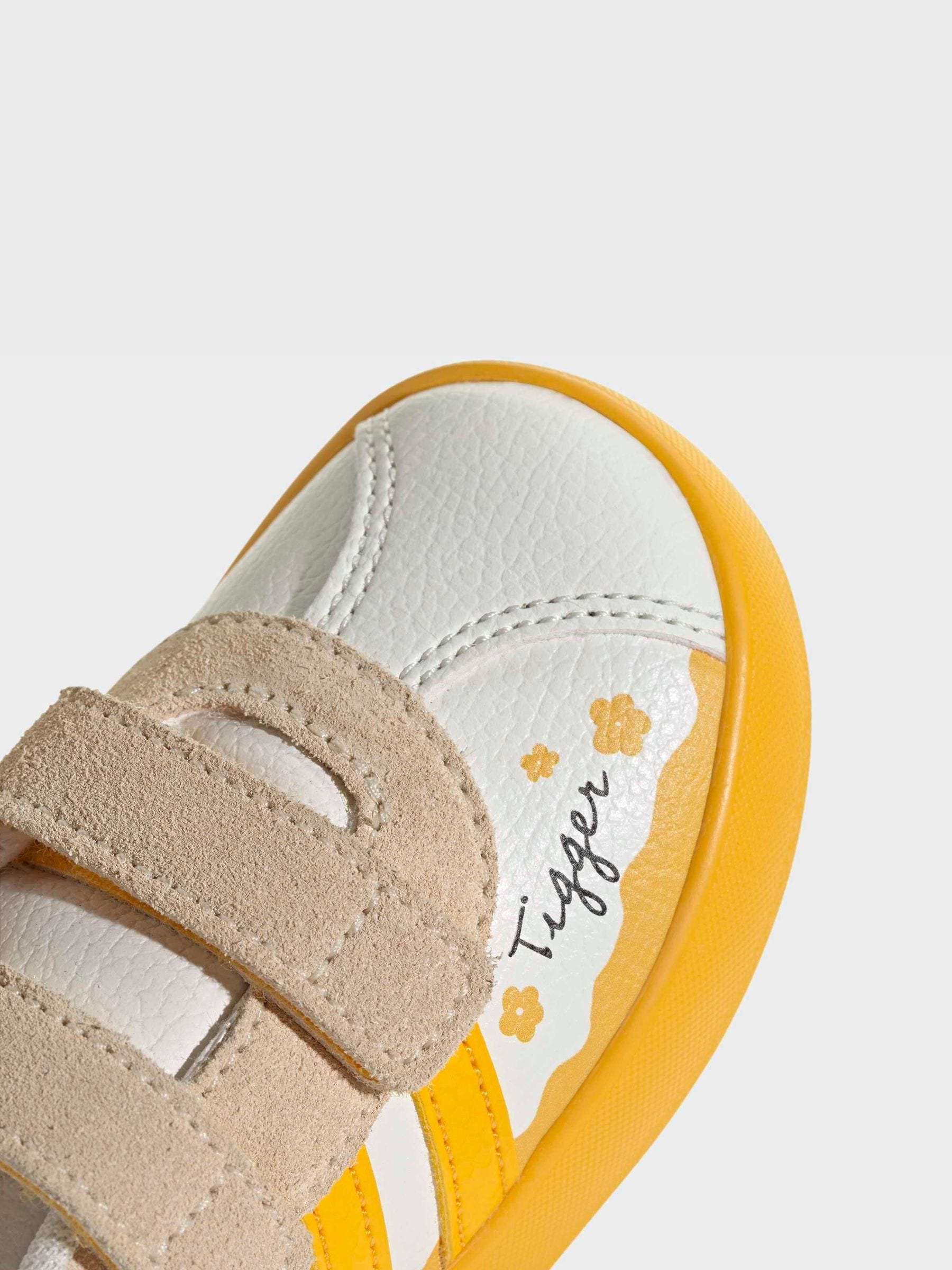adidas White VL Court 3.0 CF Infant Trainers image 9