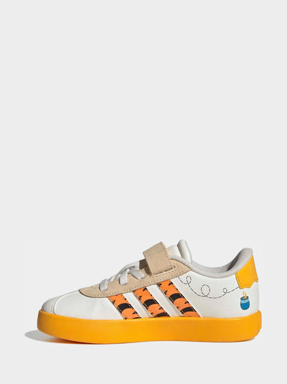 adidas White VL Court Winnie The Pooh Trainers image 3