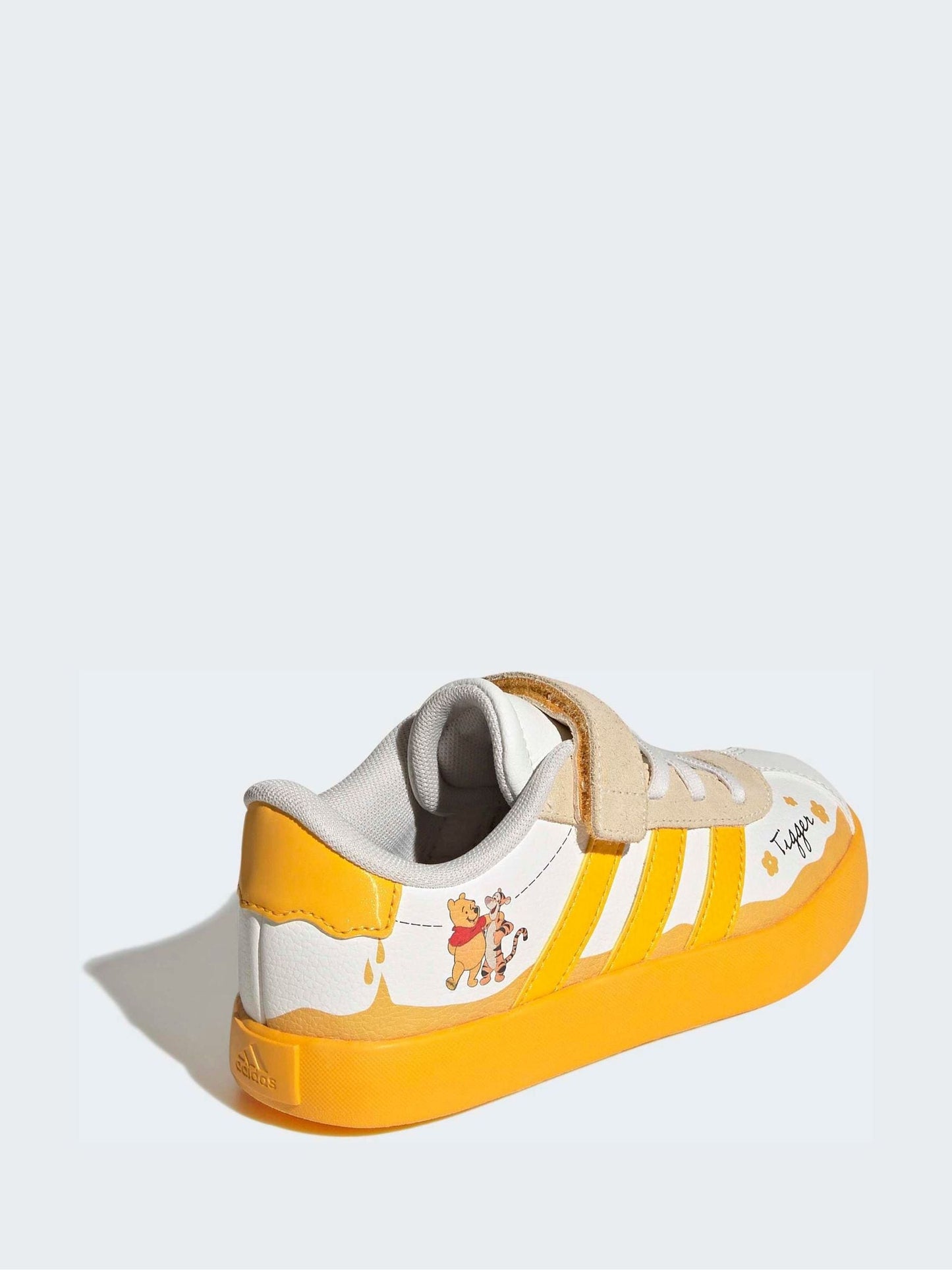 adidas White VL Court Winnie The Pooh Trainers image 4