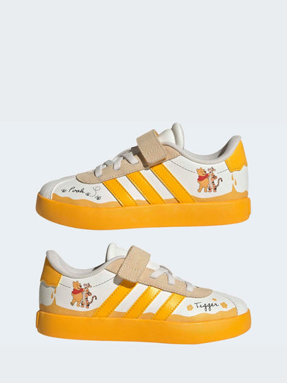 adidas White VL Court Winnie The Pooh Trainers image 7