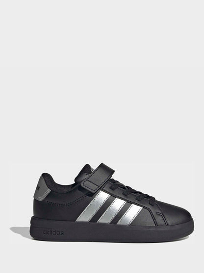 adidas Black Grand Court 3.0 El Trainers image 2
