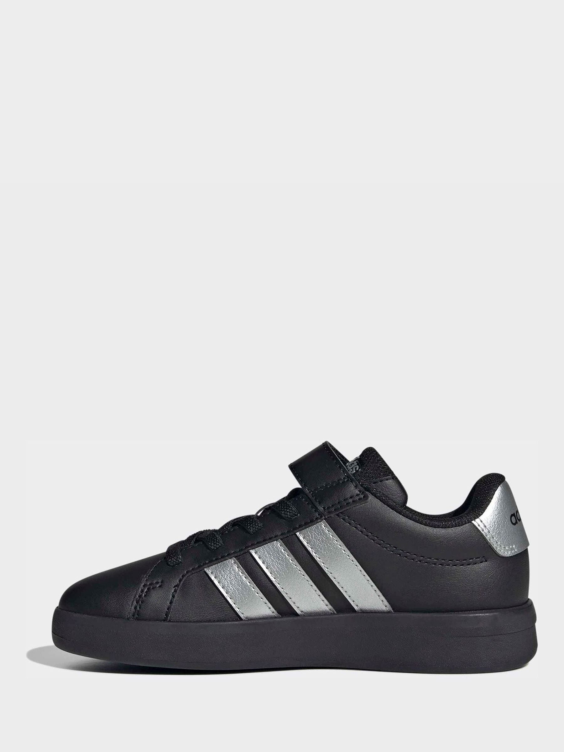 adidas Black Grand Court 3.0 El Trainers image 3