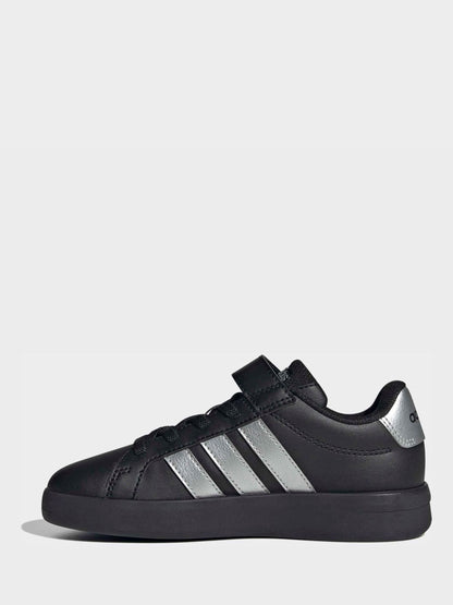 adidas Black Grand Court 3.0 El Trainers image 3