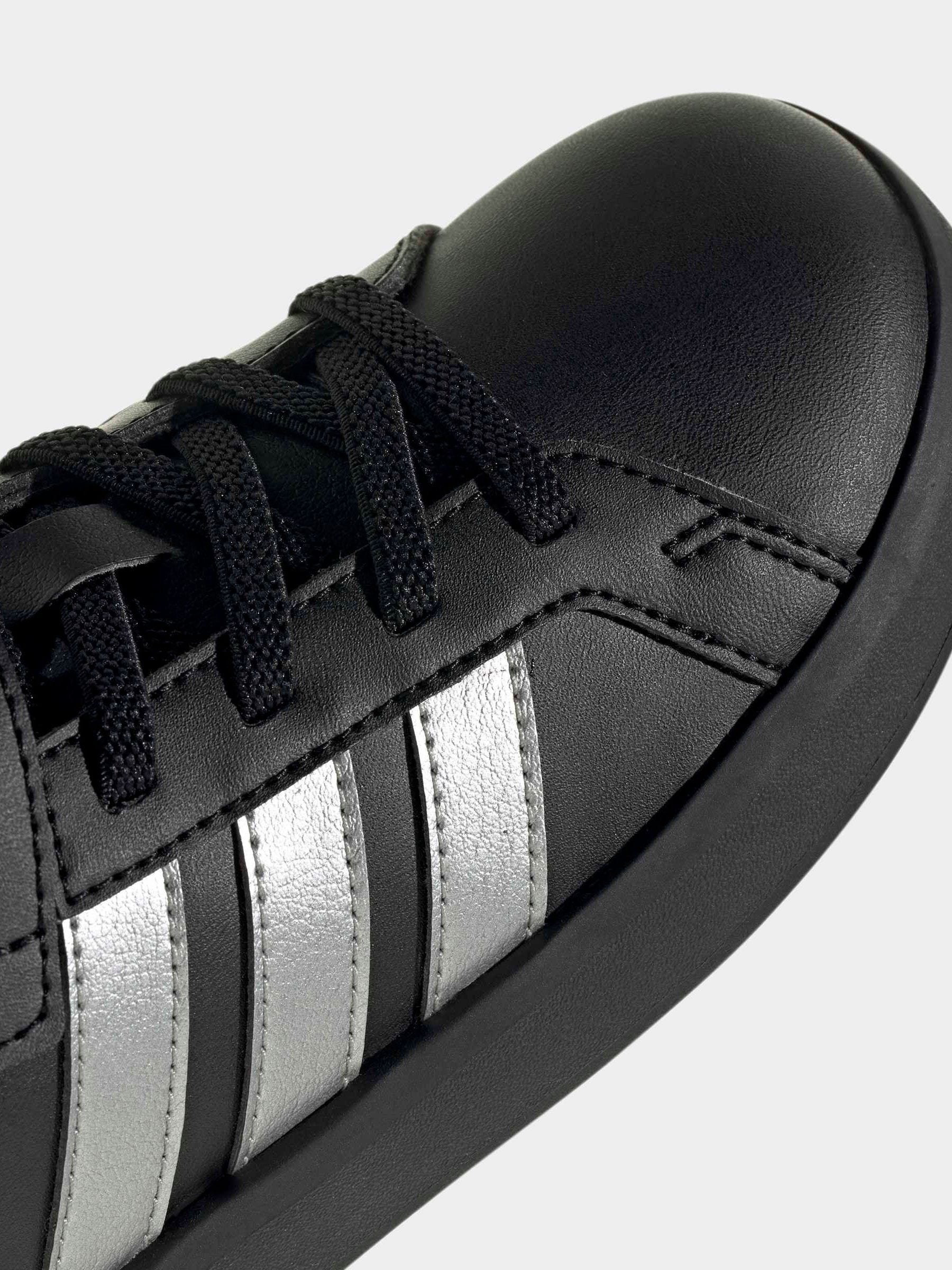 adidas Black Grand Court 3.0 El Trainers image 8