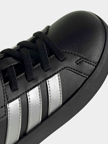 adidas Black Grand Court 3.0 El Trainers image 8