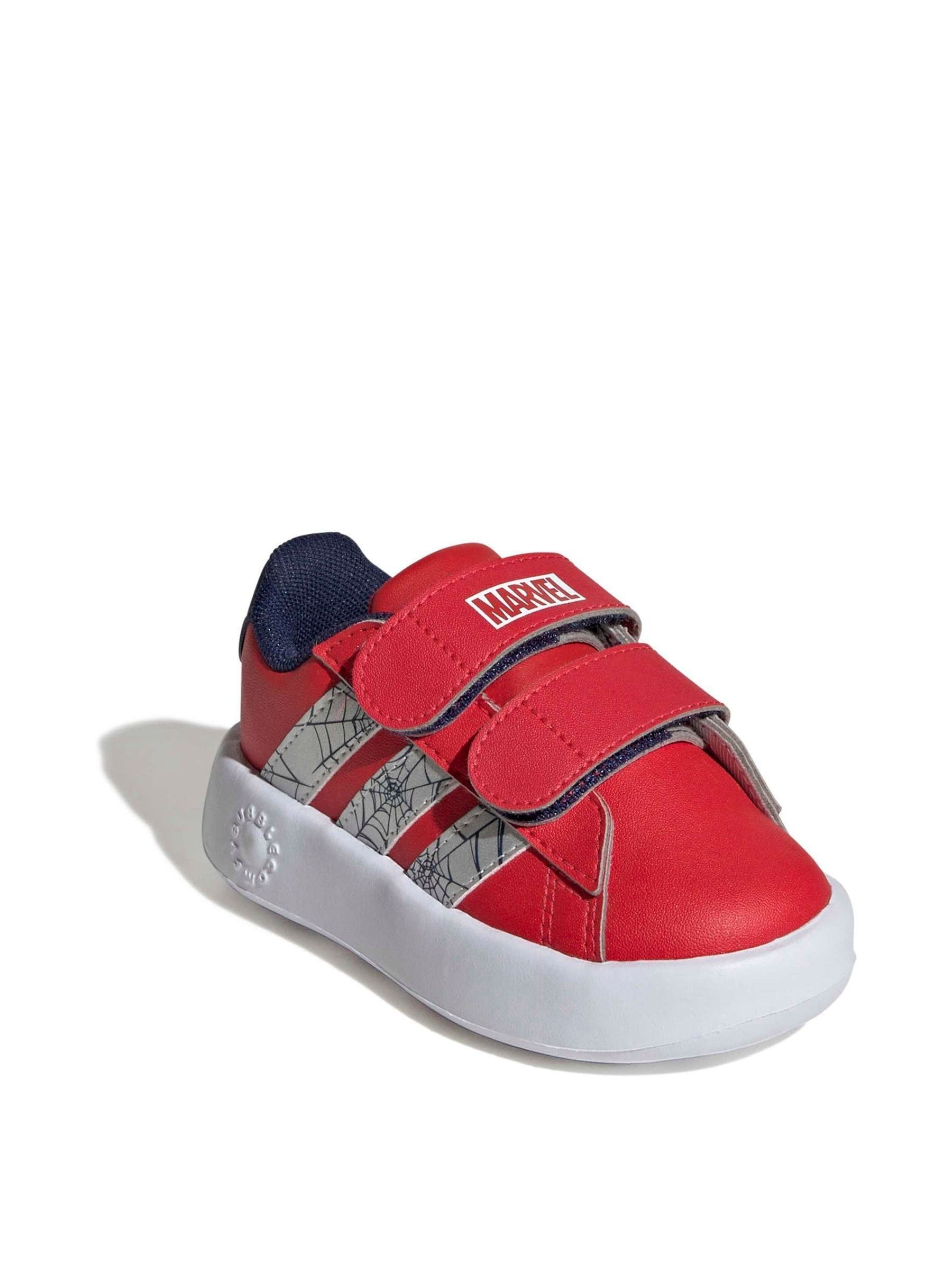 adidas Red Grand Court Spider-Man Cf Trainers image 2