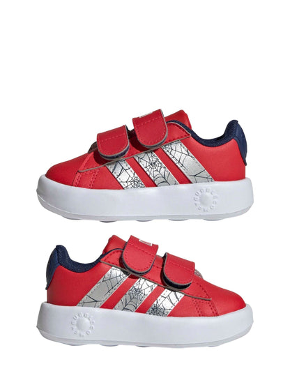 adidas Red Grand Court Spider-Man Cf Trainers image 3