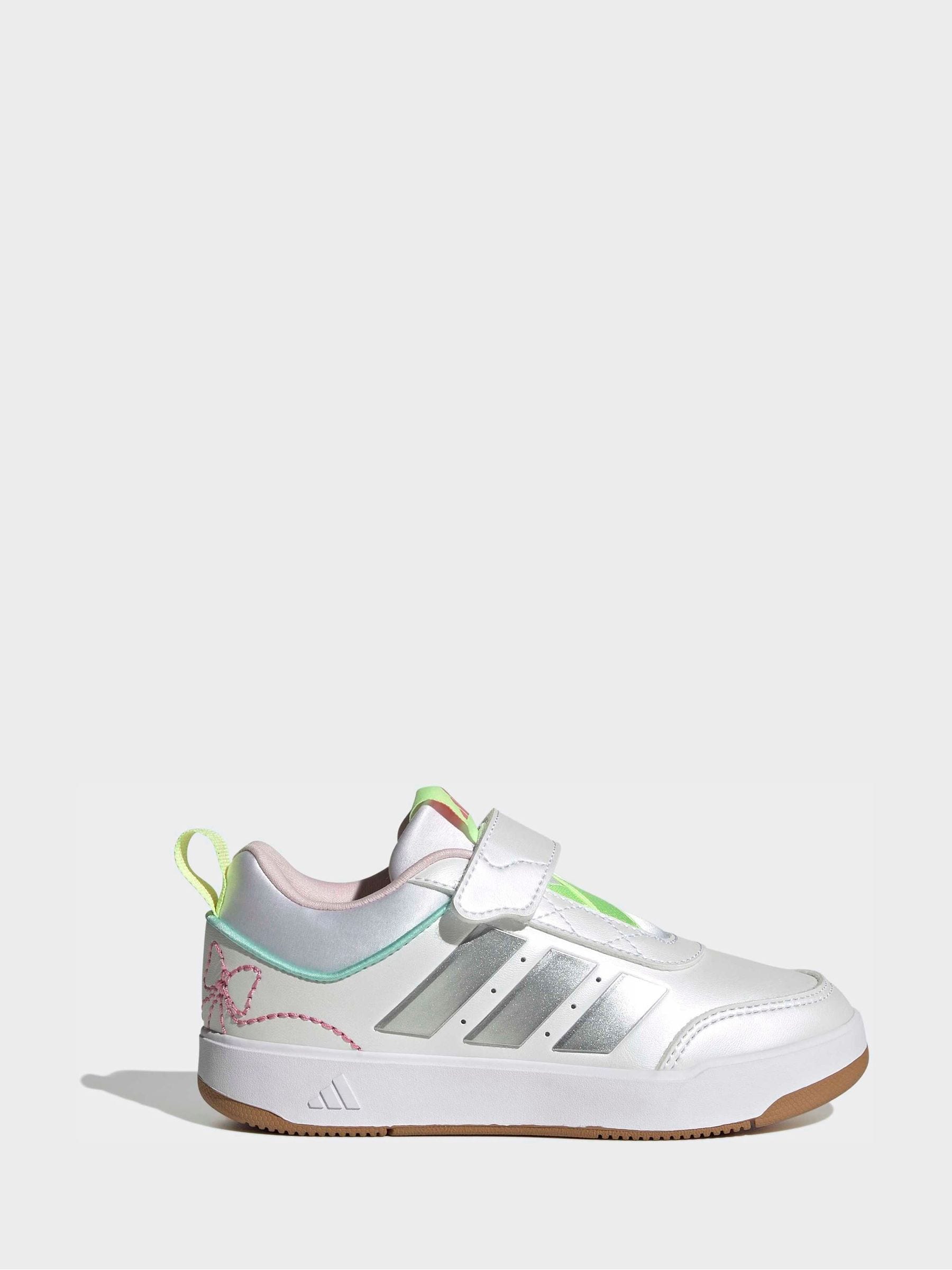 adidas White Tensaur Sport 3.0 AC Trainers image 1