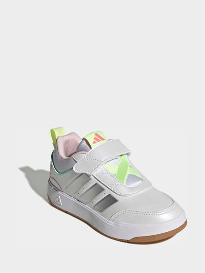 adidas White Tensaur Sport 3.0 AC Trainers image 3