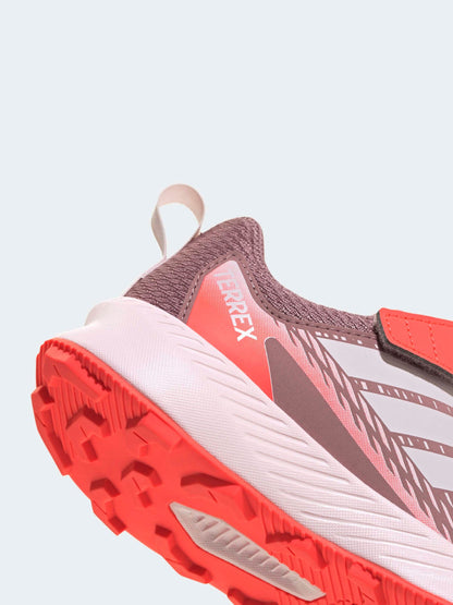 adidas Purple Terrex Tracefinder Kids Trainers image 8