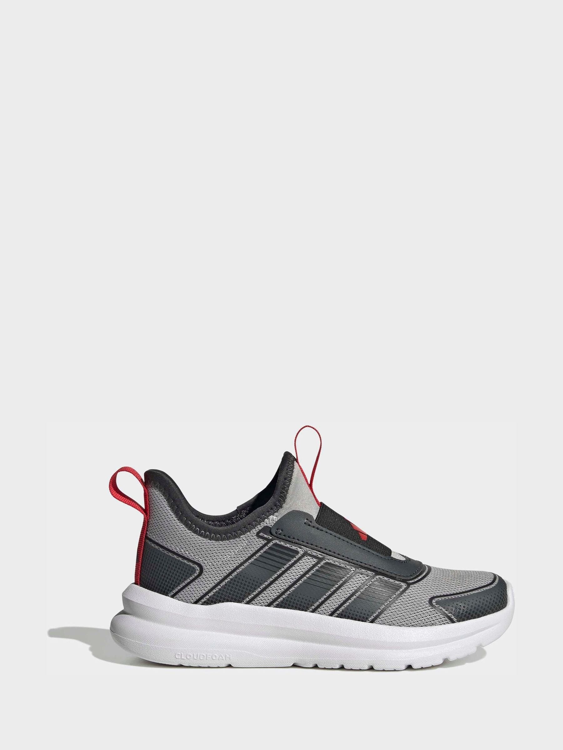 adidas Grey/Red Tensaur Comfort Trainers image 2