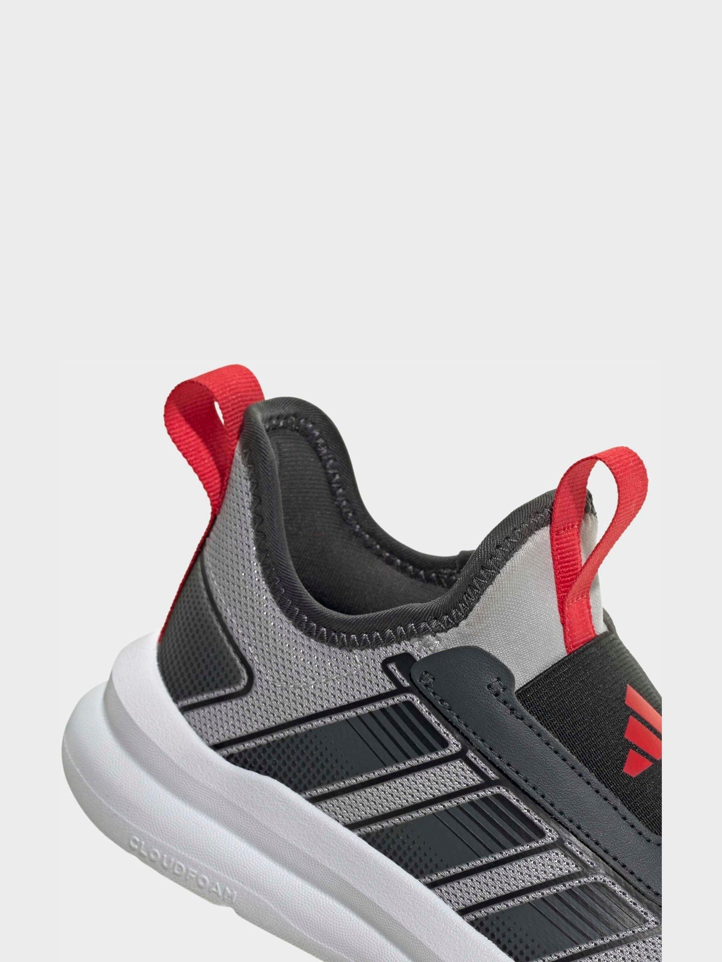 adidas Grey/Red Tensaur Comfort Trainers image 7