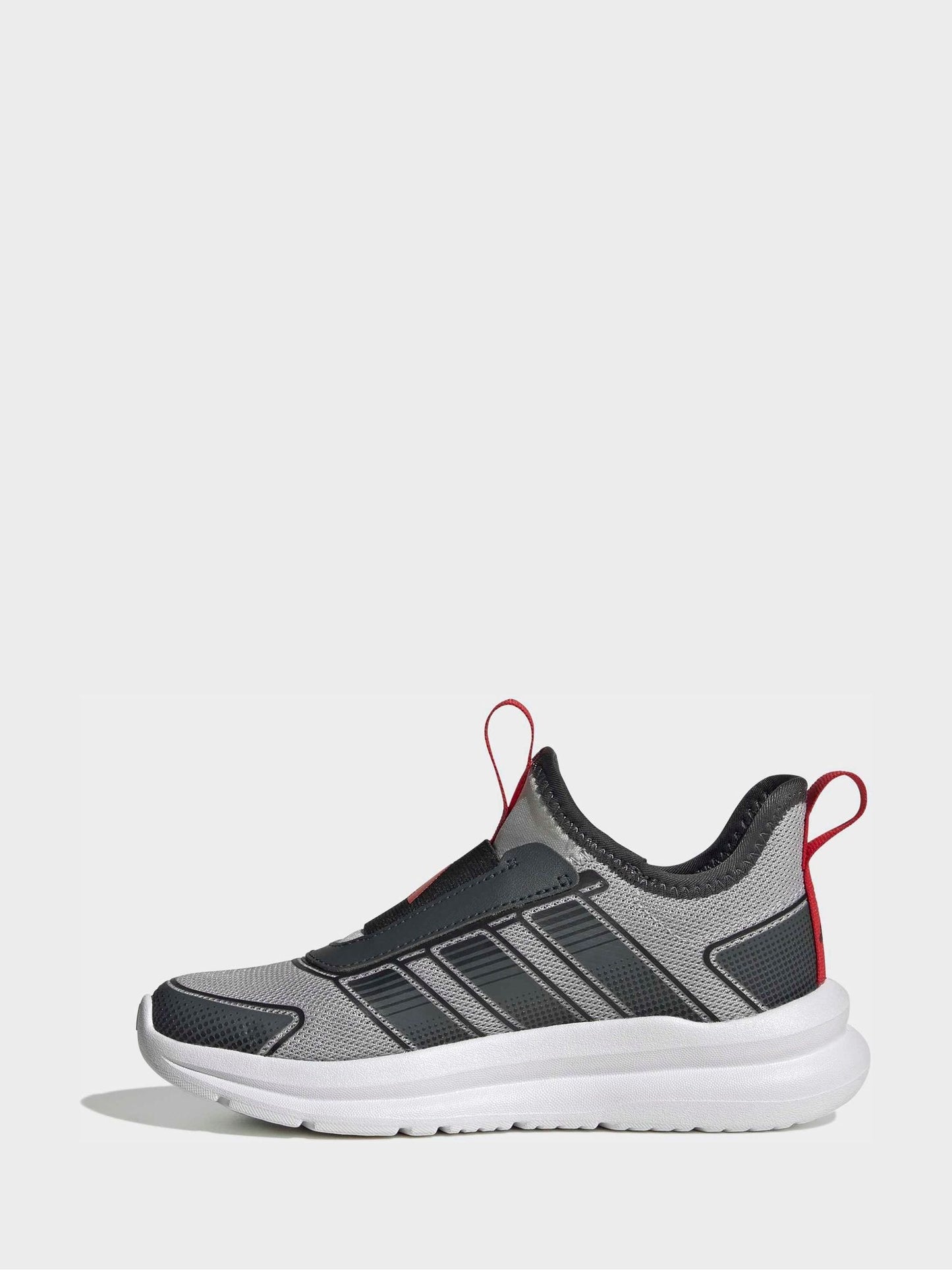 adidas Grey/Red Tensaur Comfort Trainers image 8