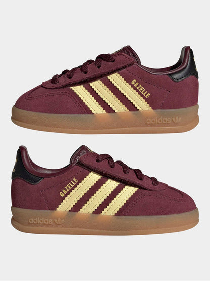 Dsiney Kidz - adidas Originals Red Gazelle Indoor Trainers image 5