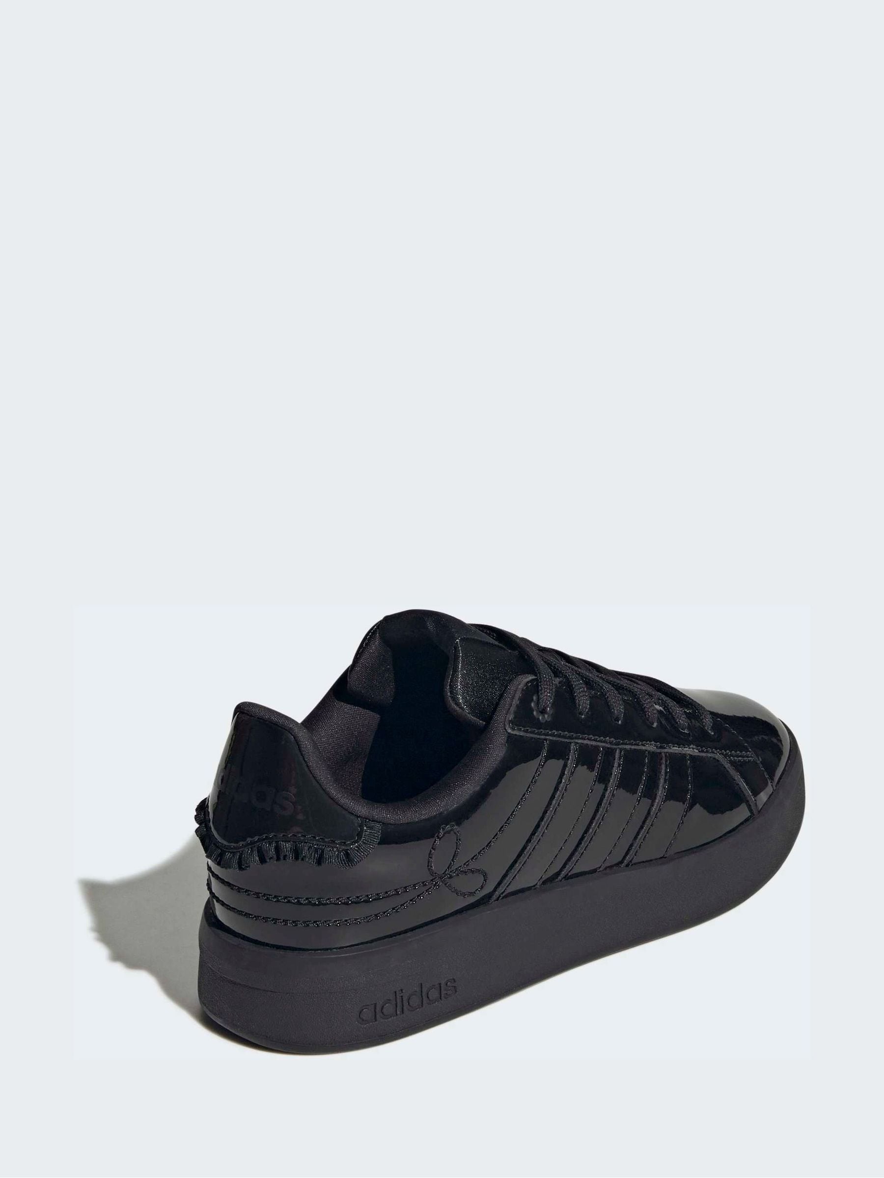adidas Black Grand Court 3.0 Trainers image 3