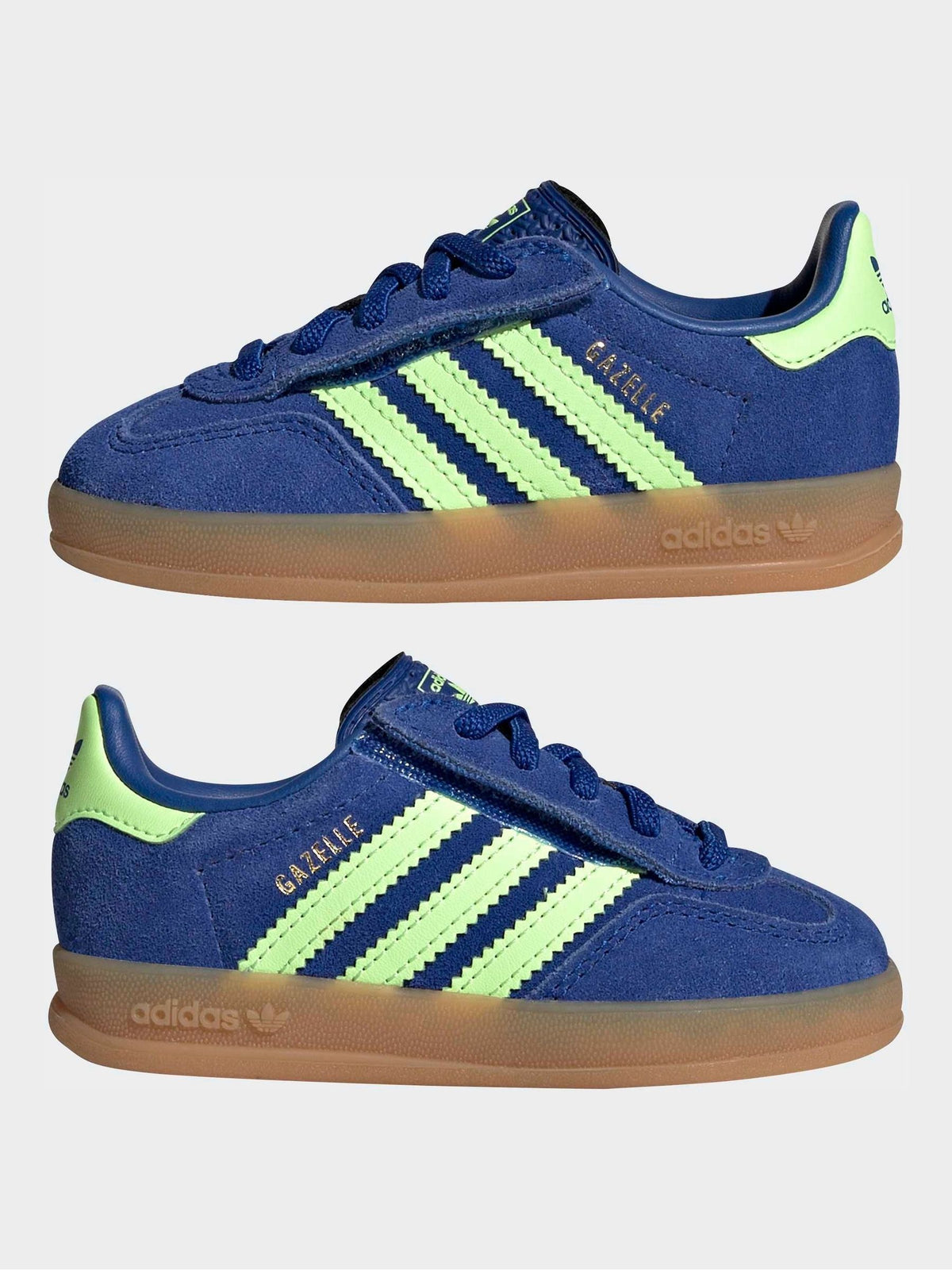 Dsiney Kidz - adidas Originals Blue Gazelle Indoor Trainers image 5