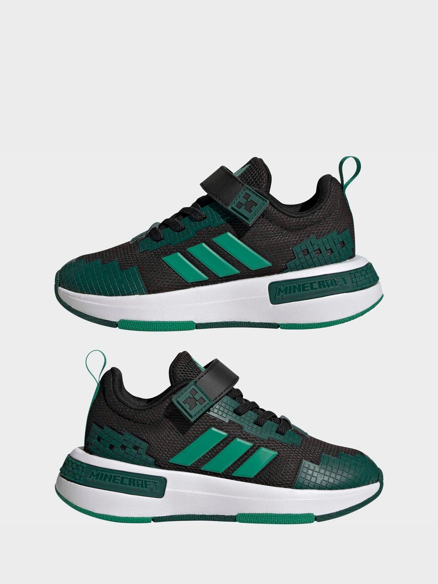 adidas Black/Green Minecraft Pro EL Trainers image 8
