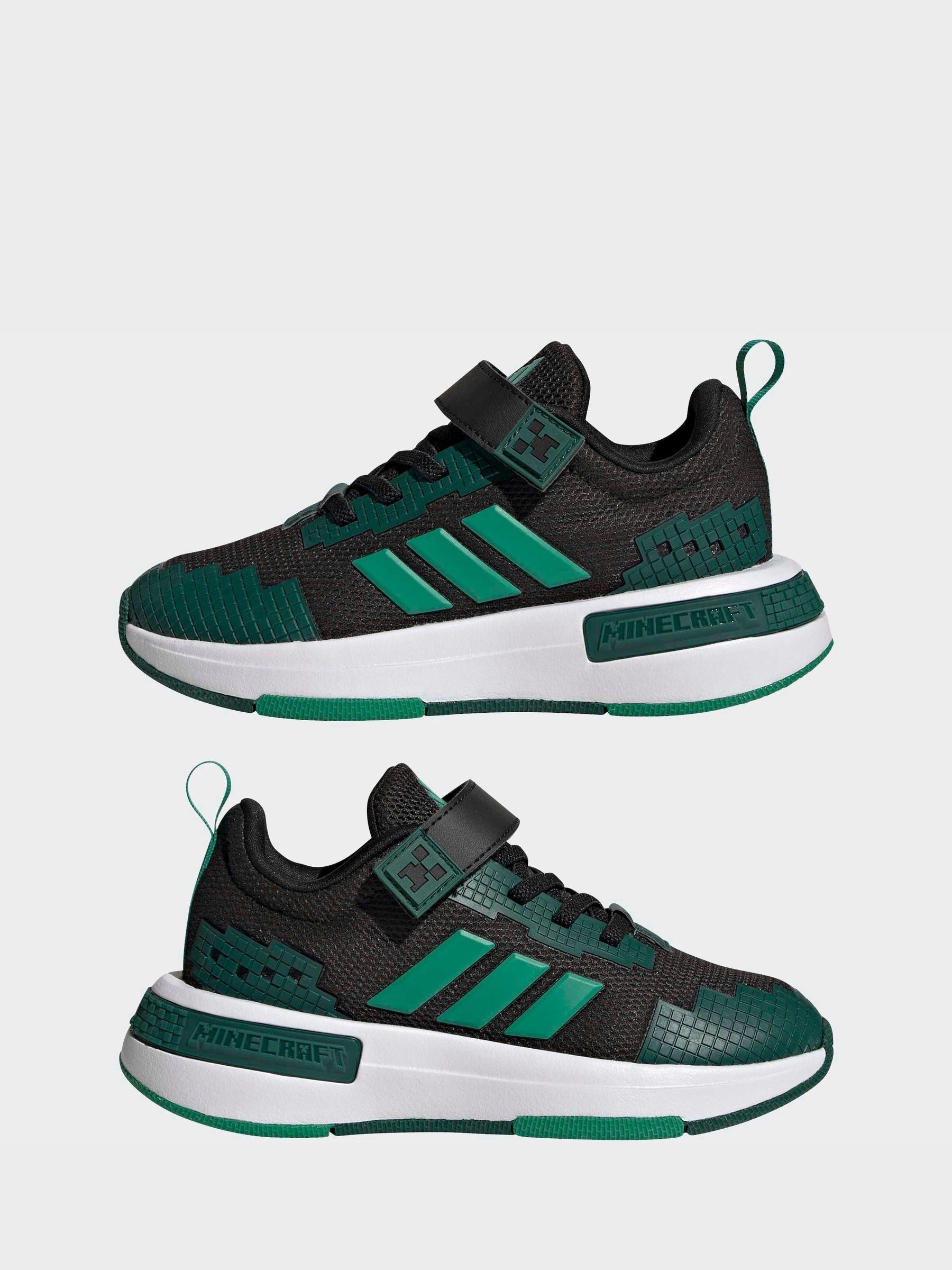 adidas Black/Green Minecraft Pro EL Trainers image 8