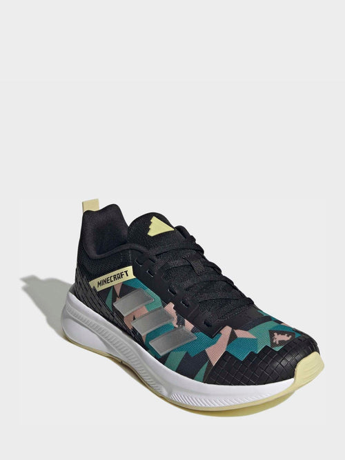 adidas Black Minecraft Fortarun Trainers image 1